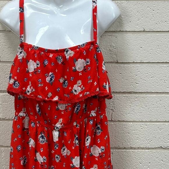 Torrid Orange Floral Baby Doll Tank size 2 - Picture 6 of 8